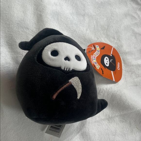 Squishmallows Other - Otto The Grim Reaper 4" 2022 Halloween Squishmallow NWT
